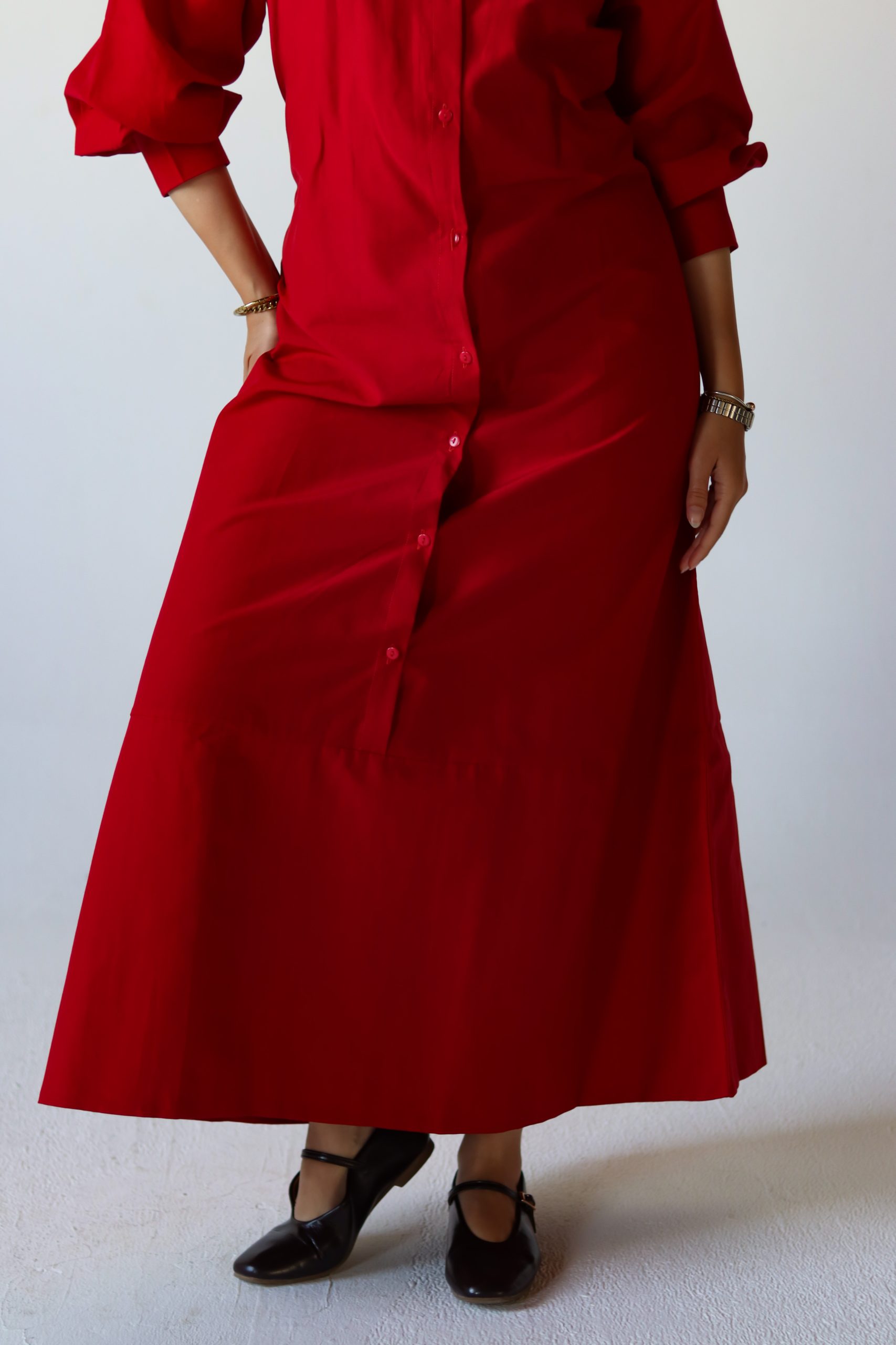 Roma Solid Dress - Image 34