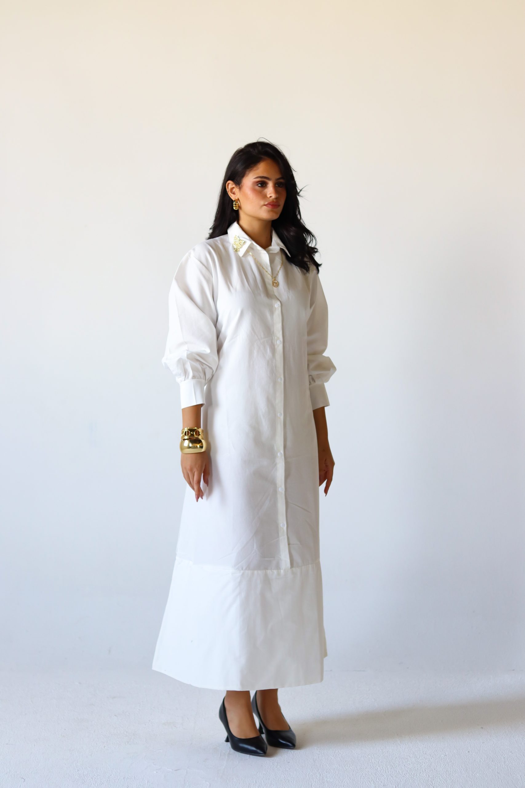 Roma Solid Dress - Image 3
