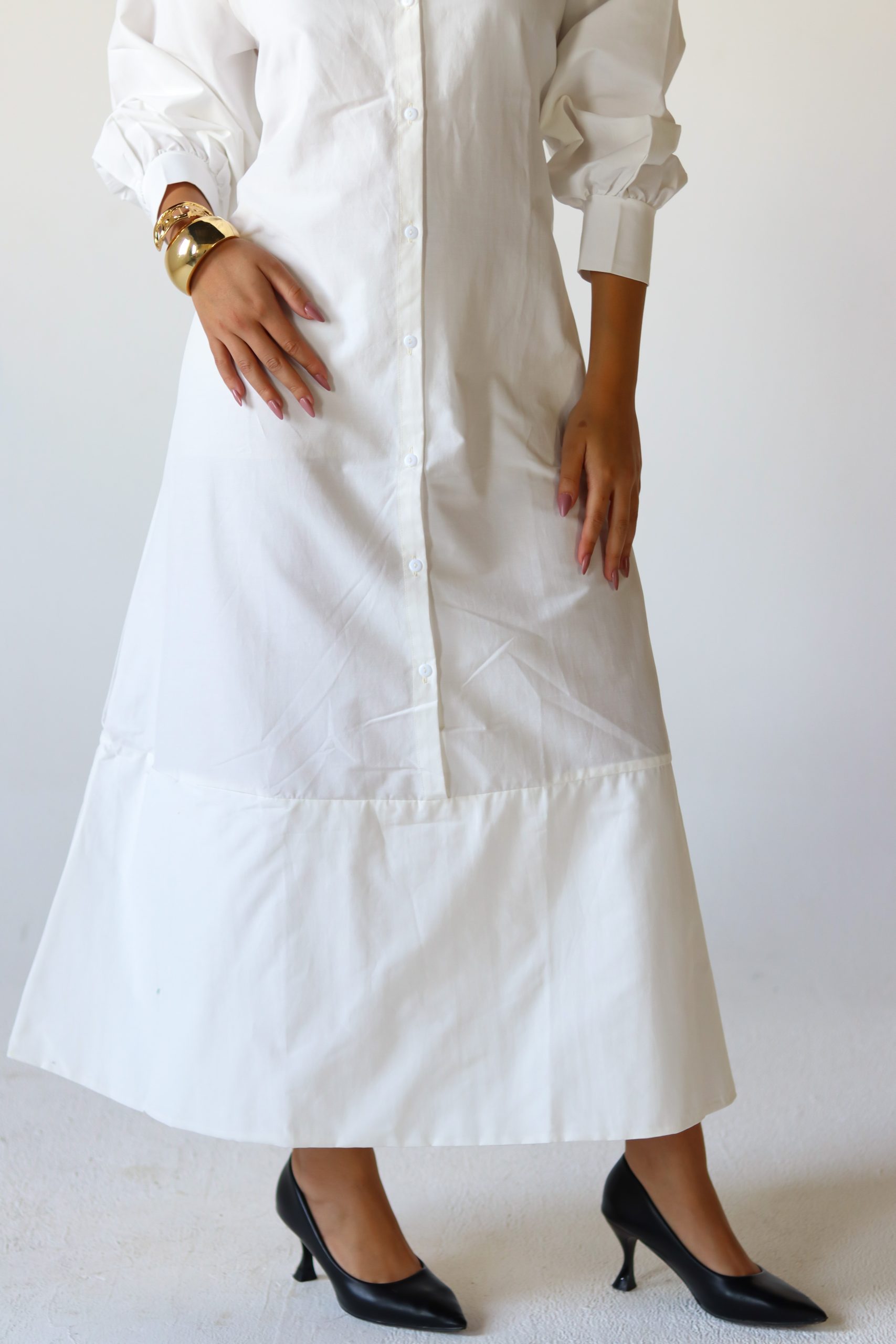 Roma Solid Dress - Image 5