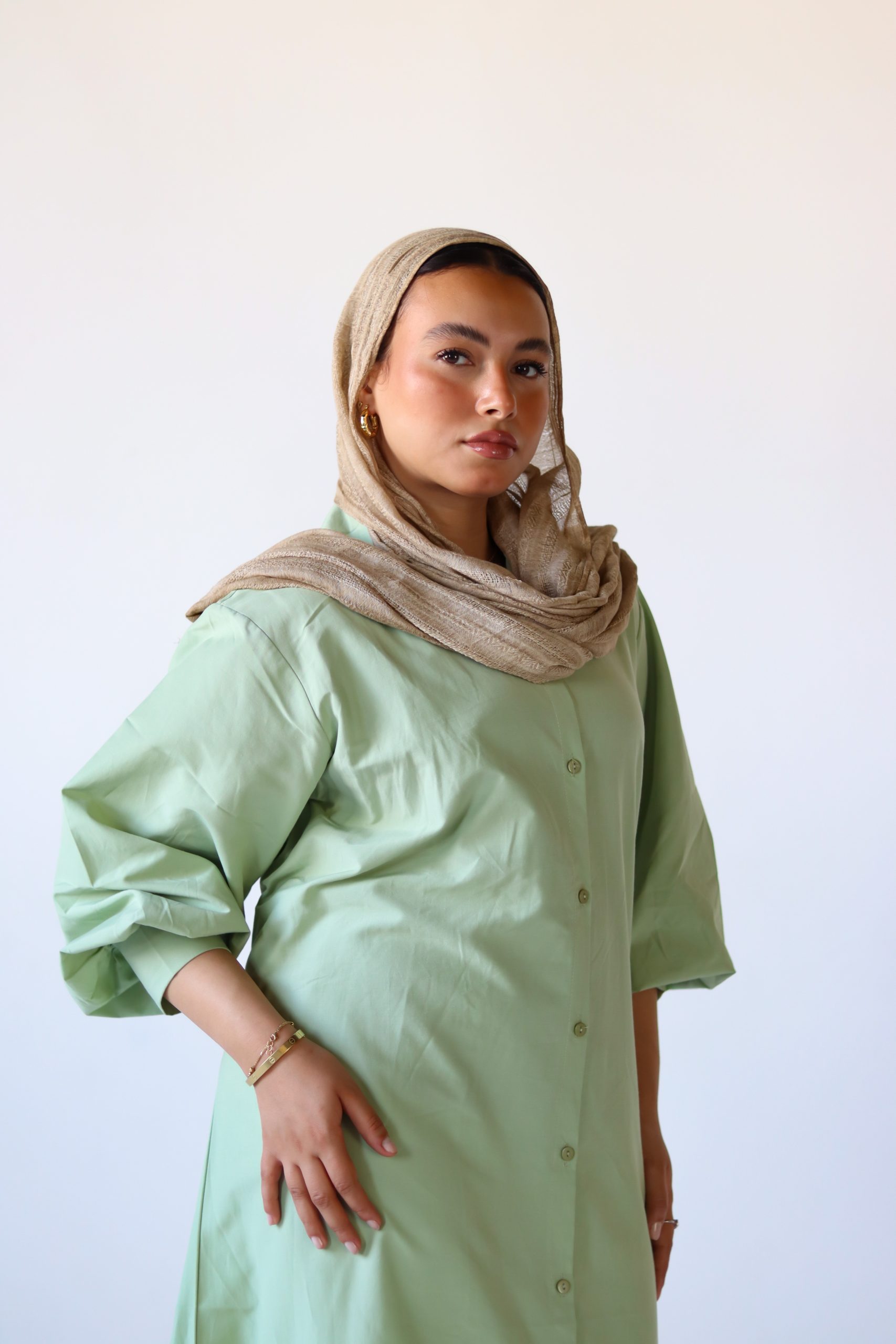 Roma Solid Dress - Image 10