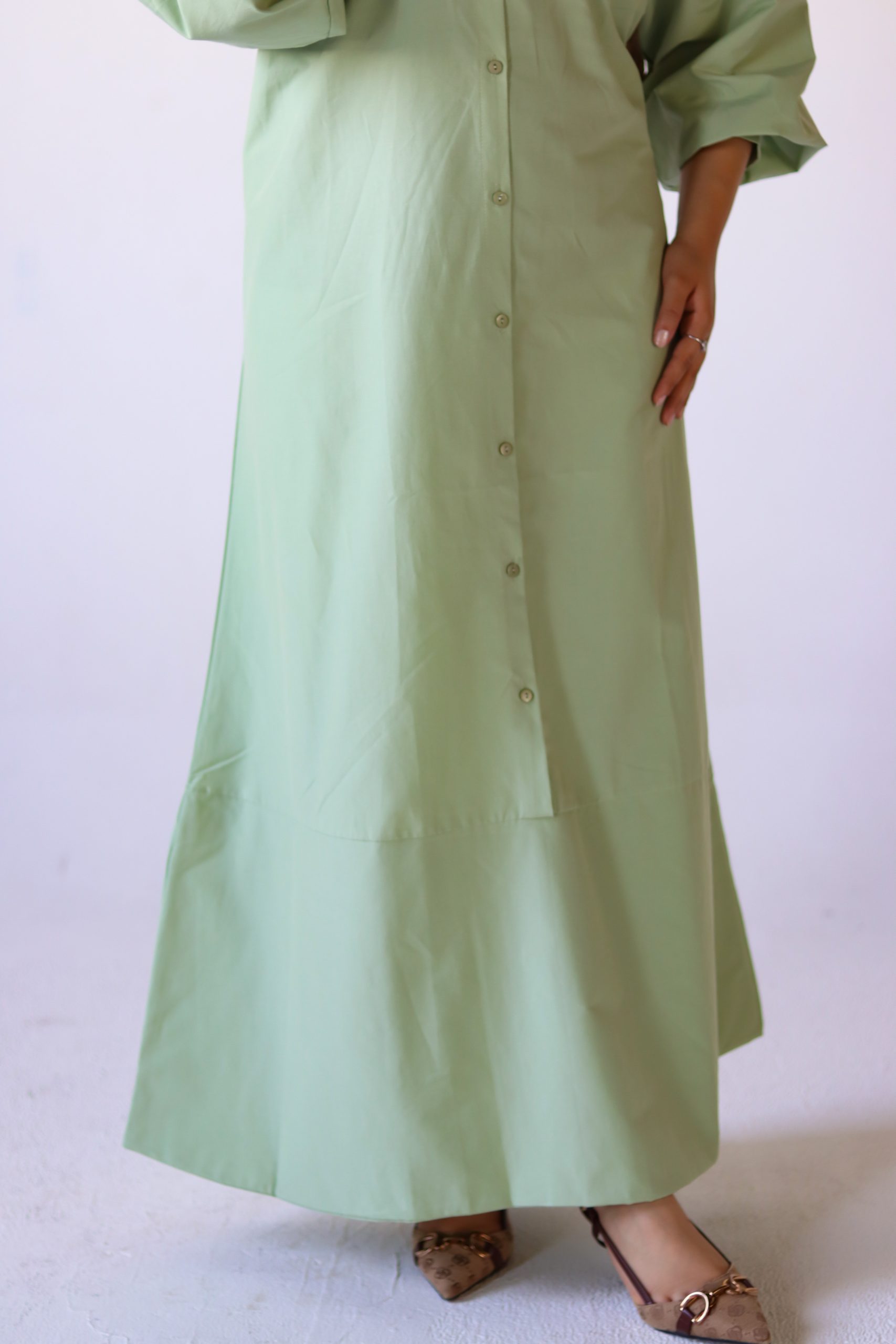 Roma Solid Dress - Image 9